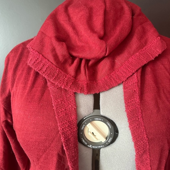 **3 for $15**Wallflower Red Cardigan Sweater - Picture 2 of 6